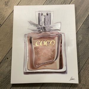 COCO perfume canvas artwork